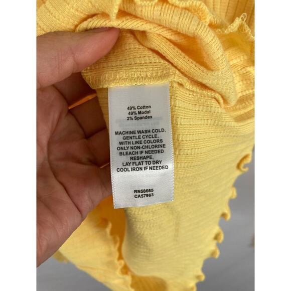 NWT Abound Pointelle Knit Crop Sweater  S - Picture 4 of 5